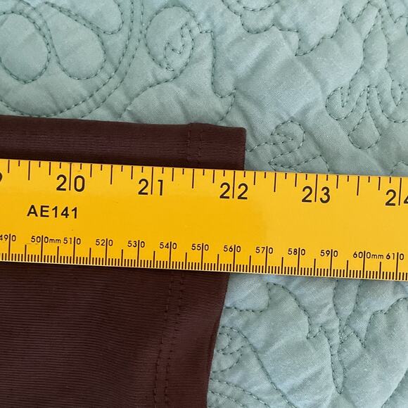 Pima Cotton Charter Club Womens Size 2X Brown Long Sleeve Shirt - Picture 7 of 7